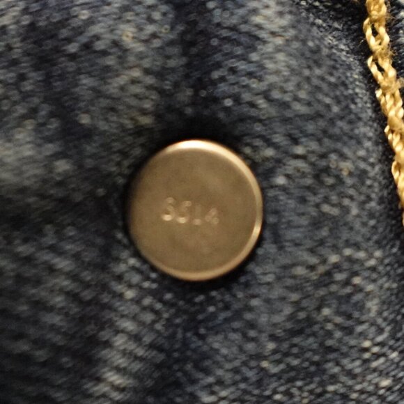 Levi's jeans Boyfriend high rise crop women's 32 blue denim red tab - Picture 12 of 14